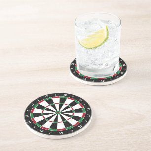 Dartboard Coaster for Bar Decor and Game Room