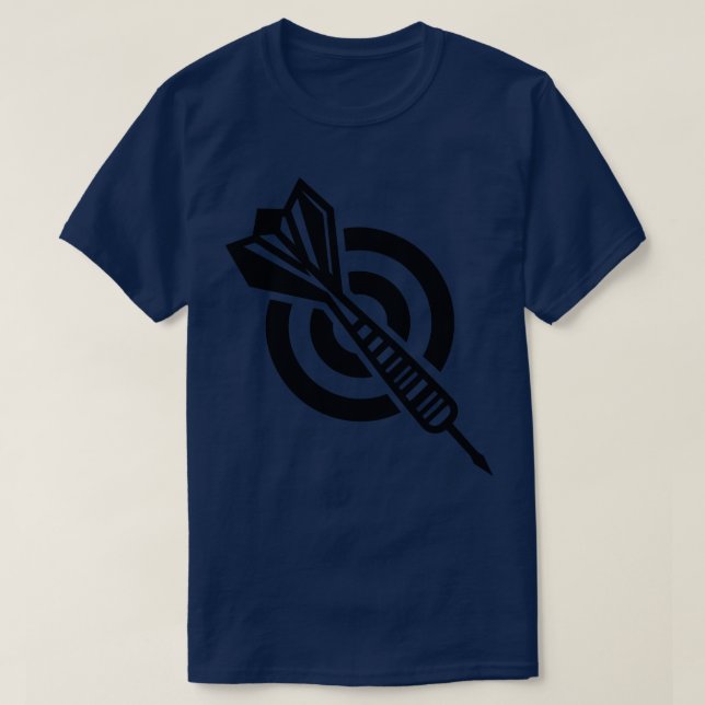 Dartboard Dart T-Shirt (Design Front)