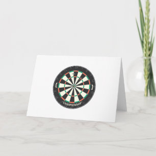 Dartboard & Darts: 3D Model: Card