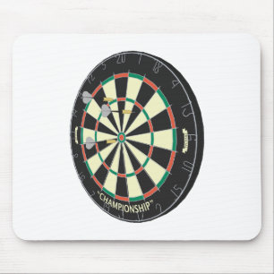 Dartboard & Darts: 3D Model: Mouse Pad