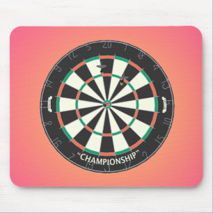 Dartboard & Darts: 3D Model: Mousepad