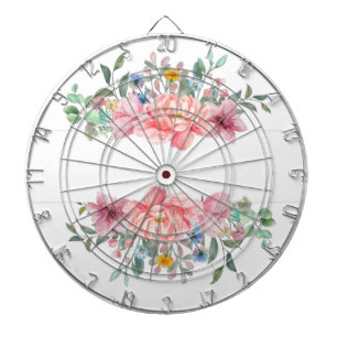 Dartboard Floral Flowers
