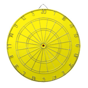 Dartboard Happy Yellow