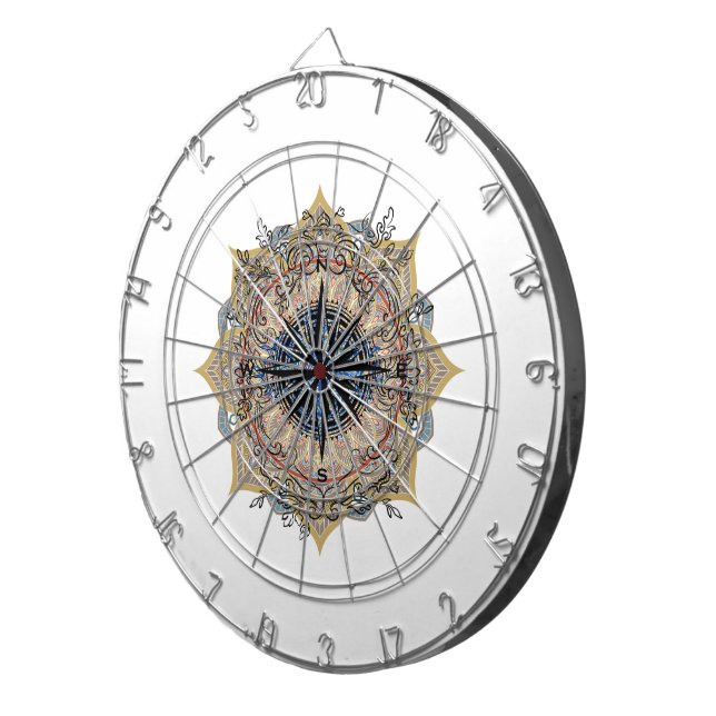 Dartboard historical turkish motif design (Front Right)
