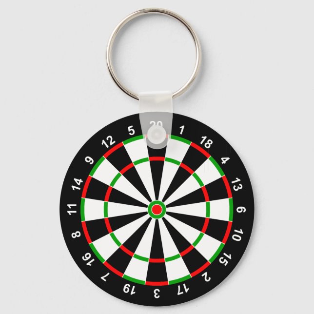 Dartboard Keychain (Front)