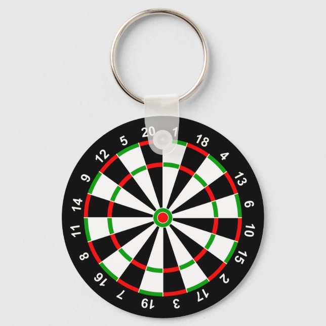Dartboard Keychain (Front)