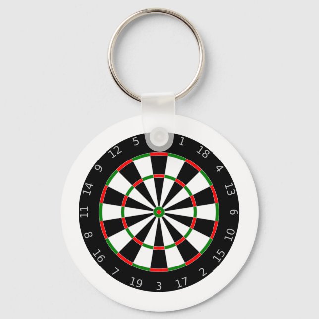 Dartboard Keychain (Front)