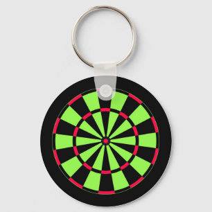 Dartboard Keychain