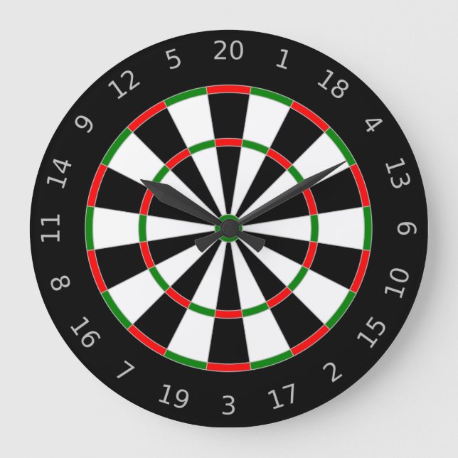Dartboard Large Clock (Front)