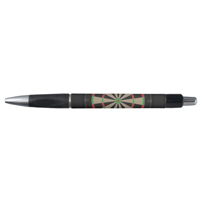 Dartboard Lover Bulls-eye Dart Pen (Front)