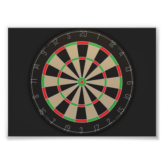 Dartboard Lover Photo Print (Front)