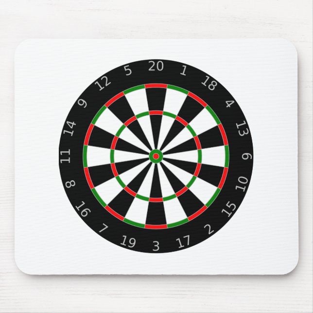 Dartboard Mouse Pad (Front)