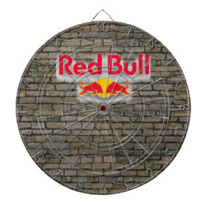 Dartboard Red Bull Stone background