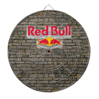 Dartboard Red Bull Stone background