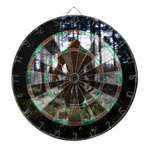 DARTBOARD - SASQUATCH IN WOODS