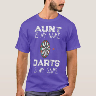 Dartboard Shirt Dart Throwing Aunt