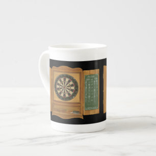 Dartboard with Cricket Scoring Bone China Mug