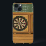 Dartboard with Cricket Scoring iPhone 13 Case<br><div class="desc">An amazingly lifelike painting of a dartboard by Jennifer Goldberger. Looks like a rousing game of cricket is going on. Buy your print today!</div>