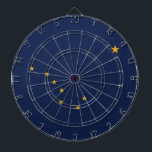 Dartboard with Flag of Alaska<br><div class="desc">Add a touch of Alaskan pride to your game room with our dartboard featuring the flag of Alaska! Crafted with meticulous attention to detail, this dartboard celebrates Alaska's rich history and natural beauty. The design proudly showcases the iconic blue field with the Big Dipper and the North Star, symbolizing Alaska's...</div>