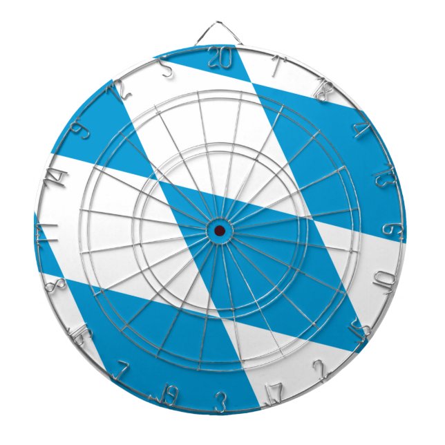Dartboard with Flag of Bavaria, Germany (Front)