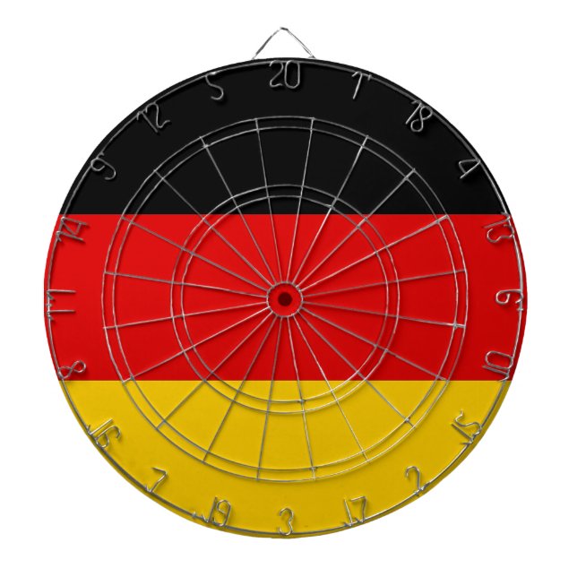 Dartboard with Flag of Germany (Front)