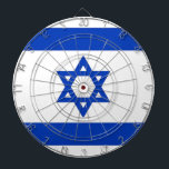 Dartboard with Flag of Israel<br><div class="desc">Elevate your game room with our exclusive dartboard featuring the flag of Israel! Crafted with precision, this dartboard is not just a gaming accessory; it’s a celebration of Israel’s rich heritage and cultural pride. The vibrant design showcases the iconic Israeli flag, making it a unique and meaningful addition to your...</div>