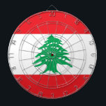 Dartboard with Flag of Lebanon<br><div class="desc">Add a unique flair to your game room with our exclusive dartboard featuring the flag of Lebanon! Crafted with meticulous attention to detail, this dartboard is more than just a recreational item; it’s a celebration of Lebanon’s vibrant culture and heritage. The striking design prominently showcases the iconic Lebanese flag, making...</div>