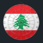 Dartboard with Flag of Lebanon<br><div class="desc">Add a unique flair to your game room with our exclusive dartboard featuring the flag of Lebanon! Crafted with meticulous attention to detail, this dartboard is more than just a recreational item; it’s a celebration of Lebanon’s vibrant culture and heritage. The striking design prominently showcases the iconic Lebanese flag, making...</div>