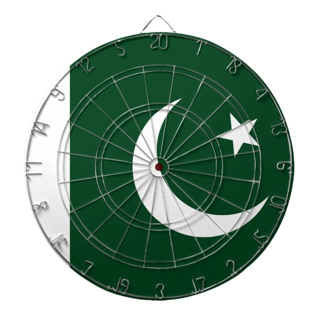 Dartboard with Flag of Pakistan (Front)