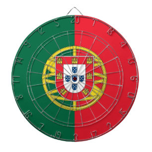 Dartboard with Flag of Portugal