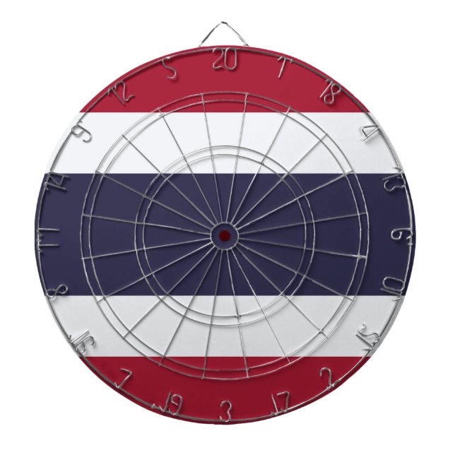 Dartboard with Flag of Thailand (Front)
