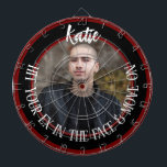 Dartboard with your ex photo - breakup gift<br><div class="desc">Get over your breakup with a laugh thanks to this custom dartboard featuring a photo of your ex. Perfect for celebrating a divorce, break-up, or the end of an engagement, this funny game lets you let off steam and have fun at the same time. Add the recipient’s name at the...</div>
