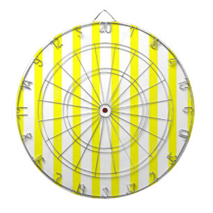Dartboard Yellow White Stripe