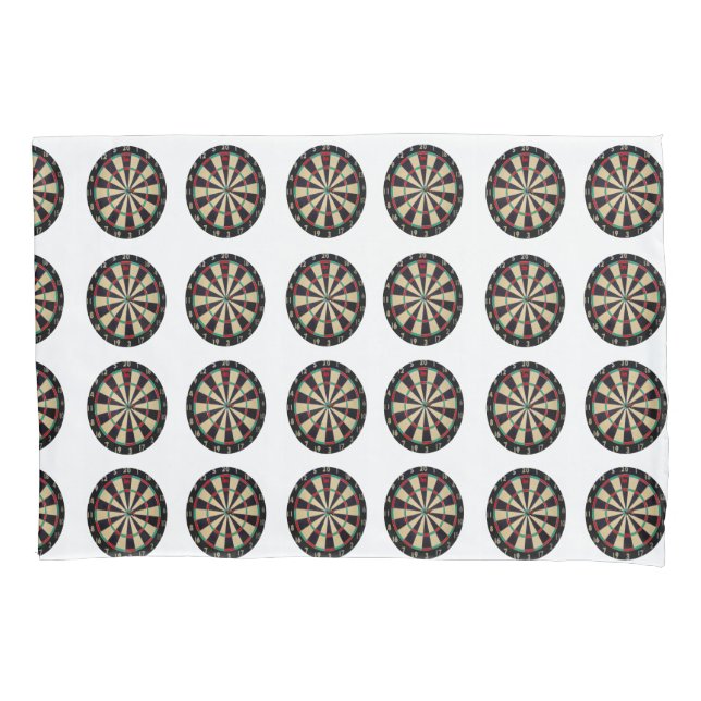 Dartboards Bullseye Pattern, Pillowcase (Front)