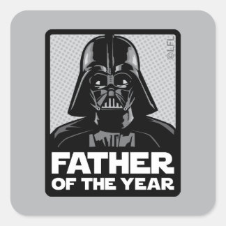 Darth Vader Comic | Father of the Year Square Sticker