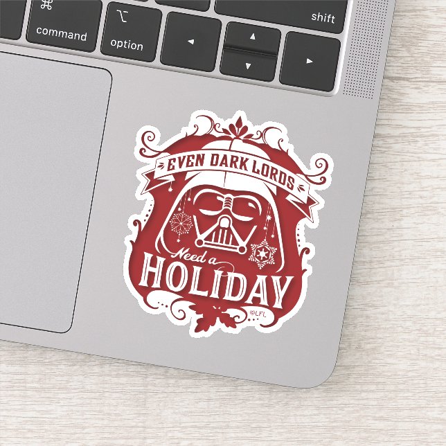 Darth Vader "Even Dark Lords Need A Holiday" (Detail)