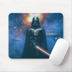 Darth Vader Imperial Forces Illustration Mouse Pad