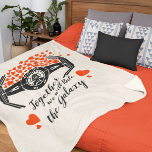 Darth Vader - Together We Can Rule The Galaxy Fleece Blanket