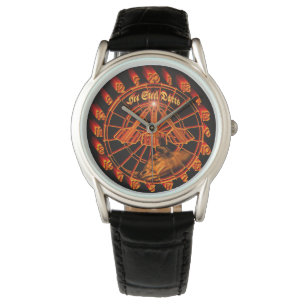 Dartkunst Dartarmbanduhr für Herren - Top Design Watch