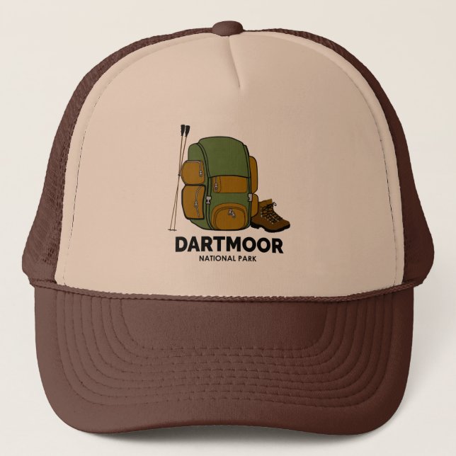 Dartmoor National Park Backpack Trucker Hat (Front)