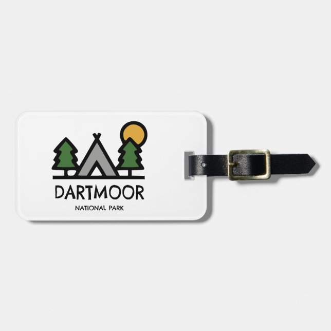 Dartmoor National Park Luggage Tag (Front Horizontal)