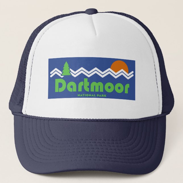 Dartmoor National Park Retro Trucker Hat (Front)