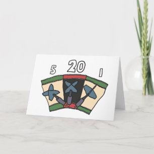 Darts 180 card
