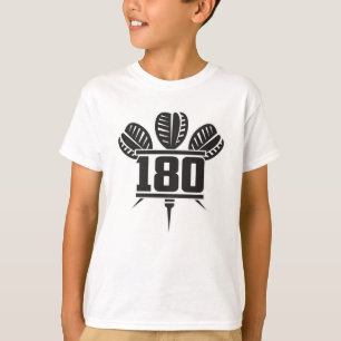 Darts 180 Dart Dartboard Bullseye Arrow Gift Idea T-Shirt