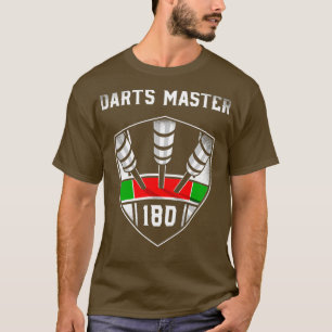 Darts 180 Emblem or Tonne 80 Darts Master Darts T-Shirt