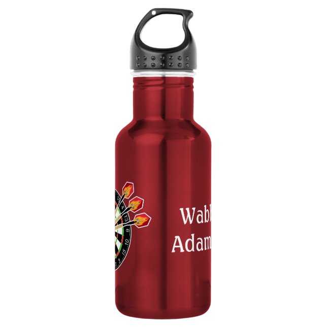 Darts and Dartboard personalized  532 Ml Water Bottle (Front)