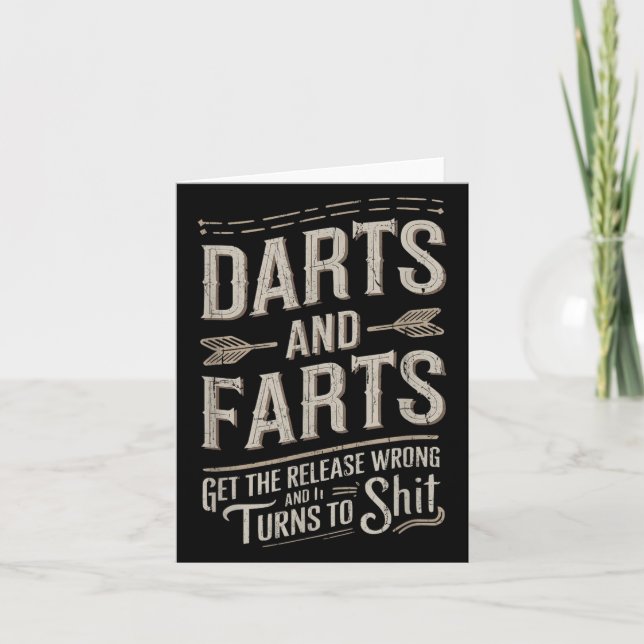 Darts And Farts Get The Release Wrong And It Turns Card (Front)