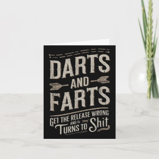 Darts And Farts Get The Release Wrong And It Turns Card