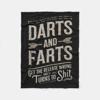 Darts And Farts Get The Release Wrong And It Turns Fleece Blanket