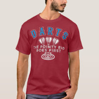 Darts Arrow Pointy End Pun For A Dart Player